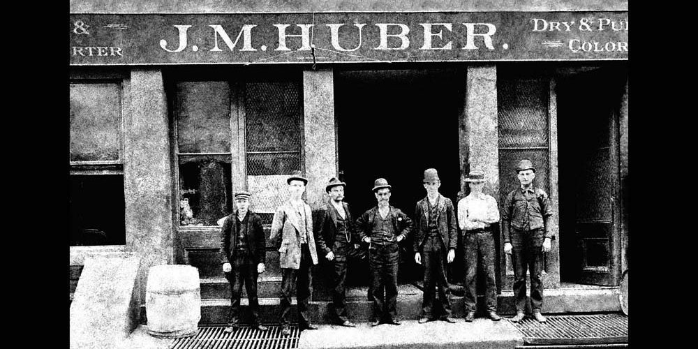 J.M. Huber employees in 1883