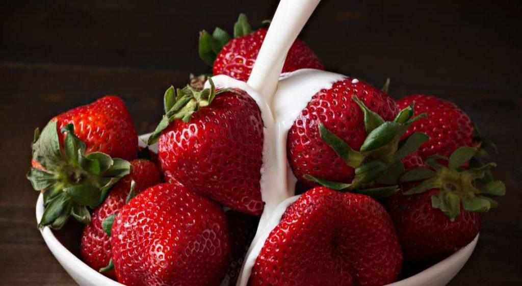 strawberries and cream